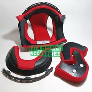 KYT DJ MARU FULL SET helmet foam | Cheek pad helmet kyt dj maru full set size SML XL XXL helmet moto