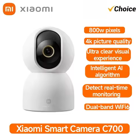 Xiaomi Smart Camera C700 8MP 4K Ultra HD Low Light Full-color Baby Cry Detection 2-Way Voice Call Su
