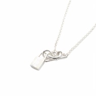 HERMES Necklace Amulet Silver Direct from Japan Secondhand