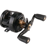 Round Baitcasting Reel 9+1 Bearings Big Game Overhead Saltwater Fishing Reel