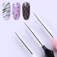 3Pcs UV Gel Liner Brush Set Painting Acrylic Pen Gourd Handle Nail Art Tools HOT