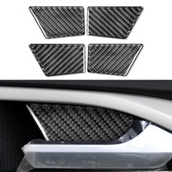 YAE Door Handle Bowl Decorative Trim Cover for Ford Mondeo 2013 2014 2015 2016 2017 2018 2019 Car Inner Accessories Carbon Fiber O31