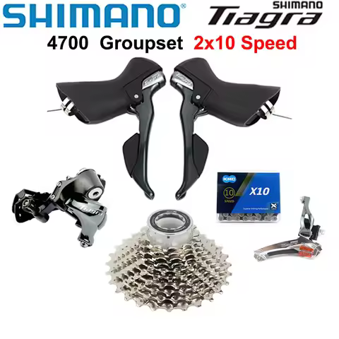 SHIMANO Tiagra 4700 2x10 Speed Groupset 4700 Derailleur ROAD Bicycle 20s Derailleur Kit 11-25 12-28 