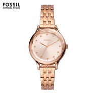 Fossil Women's Laney Rose Gold Stainless Steel Watch BQ3862
