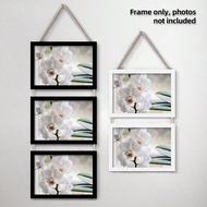 5/3/2 Pieces Of Multiple Black Wooden Photo Frames, 4x6 Inches, Delicate Photo Frames, Picture Frame