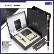 KSG set (NOTEBOOK set) - Single Pen (Parker IM Rollerball Pen [Various Colours] with RHODIA A6 Noteb