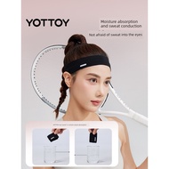 Sports Headband Antiperspirant Band Sweat-Absorbent Women Yoga Running Badminton Sports Headband Swe