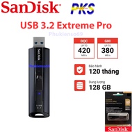 SanDisk Extreme Pro CZ880 High Speed 3.2 USB 128GB 420MBs - CZ810 64GB 395MBs