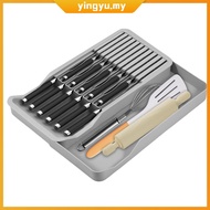 Silverware Drawer Organizer Holds 11 Cutters Cutlery Drawer Organizer Retractable Cutlery Tray Organ