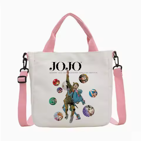 Jojo Bizarre Adventure Steel Ball Run tote bag y2k shopping shoulder foldable totebag woman