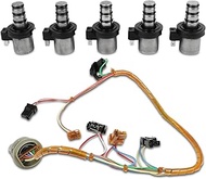 cycwer F4A41 F4A42 Transmission Solenoids Valve with Harness for Forte Optima Soul 2.0L 2.4L