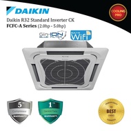 DAIKIN 2.0-6.0HP Inverter Ceiling Cassette Air Conditioner FCF Series R32