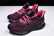 桃子代購～潮品Adidas Alphabounce EM W 黑紅 阿爾法 馬牌 網面 透氣 休閒 運動 DB6207