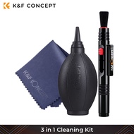 KF New Cleaning Kit, 3 in 1 Kit  (1*Cleaning pen + 1*Silicone air blower + 1*blue cleaning cloth)