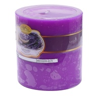 Round scented Candle D10H10 Miss Candle EDC0603 10 x 10 cm (Purple, lavender)