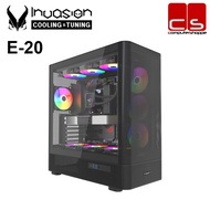 Invasion E-20 ATX Gaming Case Black (INFINITY Flashlux FAN)