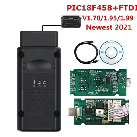 New Opcom 2021 200603a OP COM 1.95 1.99 OBD2 Car Diagnostic Tool with PIC18F458 FTDI CAN BUS Flash U