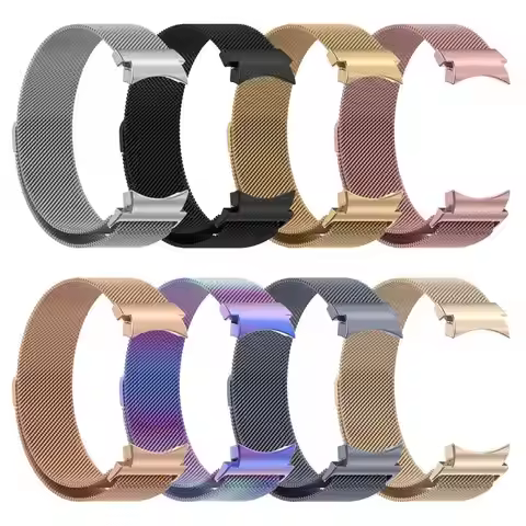 No Gaps Band For Samsung Galaxy Watch 7/FE/6/4/5/5 pro 44mm 40mm 20mm Milanese Loop Bracelet Galaxy 