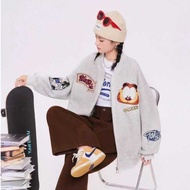Garfield baseball jacket oversizeWanita - varsity jacket Wanita - baseball jacket