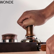 WONDE Coffee Tamper, 51/53/58MM Flat/threaded Bottom Coffee Leveler, Durable Self-rebounding Springs