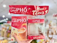 Maccoffee Cafe Phố cafe sữa nóng tặng ly thủy tinh Hộp 10 gói