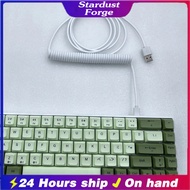 Mechanical Keyboard Custom Coiled Cable Wire GH60 Aviator USB Type C Charger Keyboard Cable
