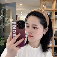 Fashion Matching Korean Accessories Outing Shipping Letter Letter Hoop Hundred Hairpin Leather Singl