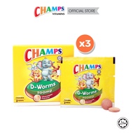 CHAMPS D-Worms 6 (2s x 3 pek) / D-Worms 6 (2s x3packs)