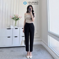 Quần tây Baggy nữ dáng ống đứng chất tuyết mưa dày dặn đứng form thời trang GUMAC LQF0110