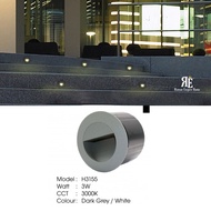 YET LED Step Light H3155-3W-3000K-GY