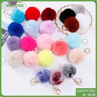 MELENE Plush Ball Pendant, Imitation Rabbit Fur Hanging Decoration Fluffy Ball Keychain, Cute 8cm So