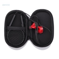 【3C】 Travel Earphone Case For 64Audio Headsets with Rigid Zippered Shell and Space for Cable and Sma