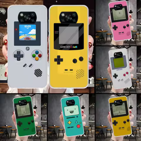 Gameboy Boy Game Soft Phone Case For Xiaomi Redmi 15C 15 13C 13 Poco X5 X6 X7 F7 M7 M8 Pro X3 12C 12