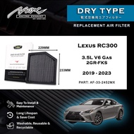 Lexus RC300 3.5L V6 Gas 2GR-FKS 2019-2023 33-2452MX Max Racing Exhaust Performance Drop-in Dry Type 