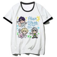 Alien Stage t-shirt girl Gothic Grunge hip hop Punk 80s Graphic top tees 2000s aesthetic Gothic hip 