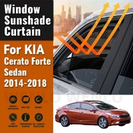 For Kia Forte K3 Cerato YD 2013-2018 Car Sunshade Magnetic Front Windshield Rear Side Window Sun Sha