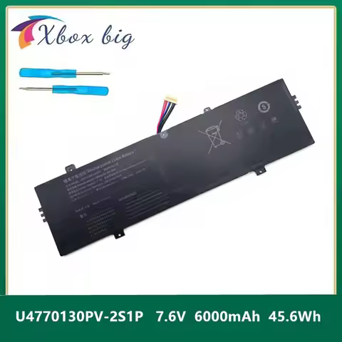 U4770130PV-2S1P Laptop Battery For Teclast F7 PLUS 3 U4770130PV-2S1P 7.6V 6000MAH 45.6WH 10PIN 8Line
