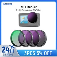 NEEWER ND Filter Set For DJI Osmo Action 3/4/5 Pro ND8+ND16+ND32+ND64+ND1000+CPL Neutral Density Pol