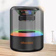 ABODOS AS-BS19 Mini Wireless Bluetooth V5.0 Portable Speaker / Rechargeable / Super Bass / RGB LED Light / FM Radio