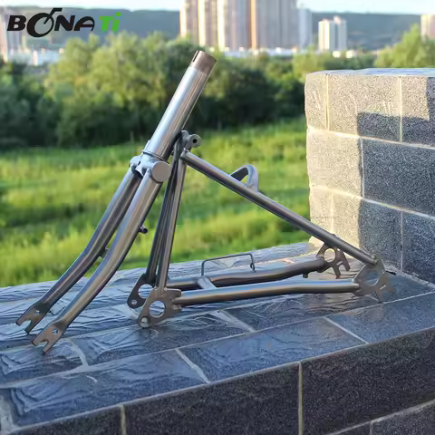 16 Inch Titanium Alloy Brompton Fork and Triangle Fit for C Line Brompton Folding Bike