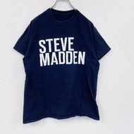 黑色Steve Madden印花短袖T卹（古著）