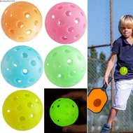 BOOMLIFE1232T Luminous Pickleball, Elastic Glow in The Dark Seniors Tennis, Creative Multicolor 74MM