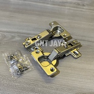 1 Pair (2pcs) original Ordinary HAFELE Spoon Hinges Not Hydraulic Straight Bent Half 1/2 Bend Cabinet Door diameter 35mm kitchen set 1/2