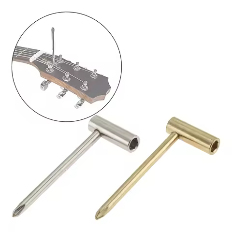 1 Pc Guitar Truss Rod Wrench 8x3x1cm Metal Adjust Frame Rod 7mm Internal Nut Driver for Some Korean 