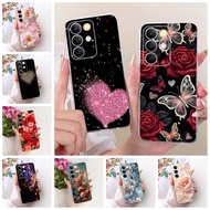 For Realme C85 Case Cover Cute Cat Fashion Butterfly Luxury Painted Casing For Realme RMX5253
