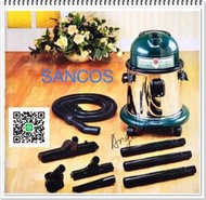 台灣製造 Sancos 乾濕吹三用型 14L 不鏽鋼桶 吸塵器 集塵器 3220W