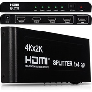 Hdmi Hub 4 Port 1x4 1 Input 4 Output 4k And Full HD 1080p Signal Splitter