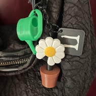 GD GD GD Dragon Mini Cheer Stick Small Daisy Flower Pot Pendant NFC Keychain Hand-Made Merchandise g