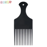 JKTH Wide Teethb Hair Pick Plasticb for Curly Afro Hair Styling
