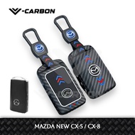 V-Carbon ABS Key Cover Smartkey Casing Key New Mazda 3 / CX-5 / CX-8 / CX-9 / CX-30 / CX-60